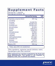 Load image into Gallery viewer, Digestive Harmony: PURE Gut Health Enzymes & Betaine HCI (90 Capsules)