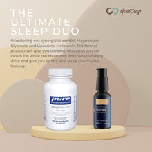 將圖像加載到圖庫查看器中，Magnesium Glycinate &amp; Melatonin Combo: Your Key to Deep Relaxation and Restful Sleep

