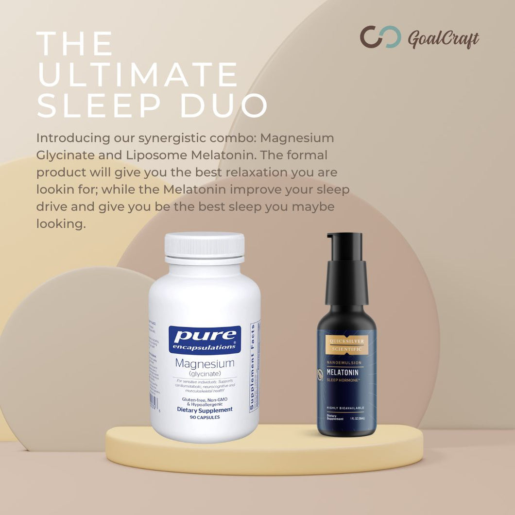 Magnesium Glycinate & Melatonin Combo: Your Key to Deep Relaxation and Restful Sleep